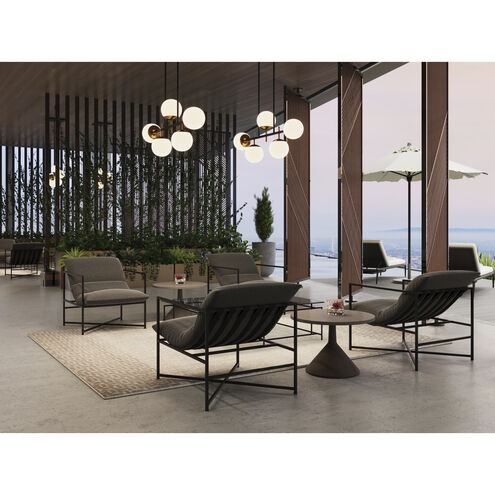 Adonis 27.5 X 18.5 inch Grey Outdoor Coffee Table